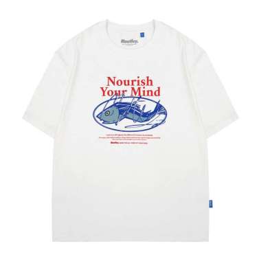Moutley Men's T-Shirt Short Sleeve Oversized Fit Cotton 16s Nourish OL-060725 XL