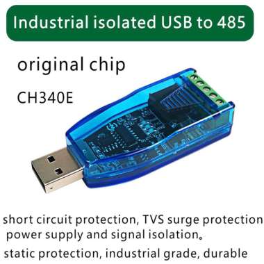 TVS ESD Protection CH340E Standard RS-485 Connector Converter Board Isolated Industrial USB To RS485