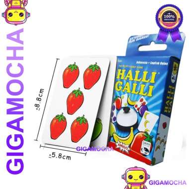 Kartu Halli Galli Game - PREMIUM QUALITY / Permainan Pertemanan / PDKT / Pasangan / Teman / Pacaran