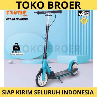 Scooter Skuter ET HB 313 Anak & Dewasa 100 Kg Rem Tangan Manual