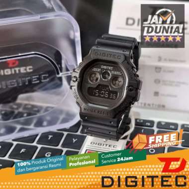JAM TANGAN PRIA DIGITAL DIGITEC ORIGINAL BLACK DG-5090T BK DG 5090 DIGITEC 5090 DIGITEC DIGITAL 5090