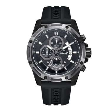 JAM TANGAN PRIA LOFOTEN CHRONO ORIGINAL 6535MB BLACK RUBBER JAM LOFOTEN 6535 JAM LOFOTEN 6535.MB JAM