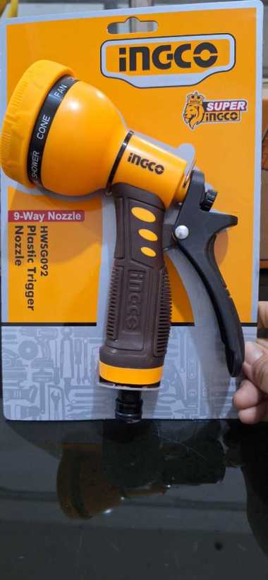 Kepala Semprotan 9 Mode Air Taman INGCO HWSG092 Round Nozzle Sprayer GROSIR ECER MEDAN