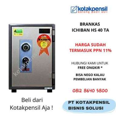Brankas ICHIBAN HS 40 TA|Brankas Rumah|Brankas Dokumen | Brankas Uang dan Emas Tahan Api | Brangkas 