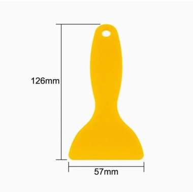 Squeegee Rakel Kape Scraper Plastik Alat Pasang Pemasangan Kaca Film Stiker Vinyl PPF Wrapping Wall