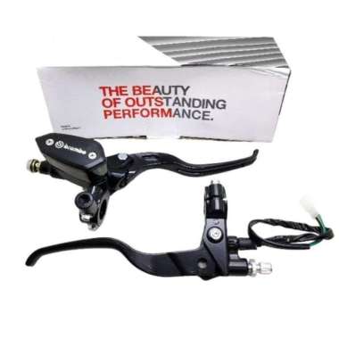 Master Rem depanTabung Big + Kiri Kopling master em oval 14mm Buat Semua Motor Universal 1set brembo