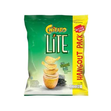 Chitato Lite Keripik Kentang Rumpul Laut Hangout Pack 120 gr