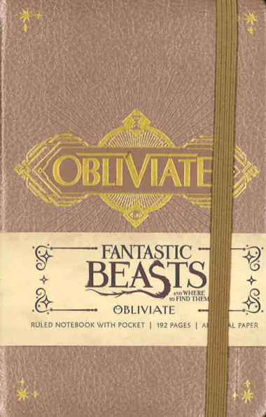 FANTASTIC BEASTS AND WHERE TO FIND THEM: OBLIVIATE HARDCOVER RULED NOTEBOOK