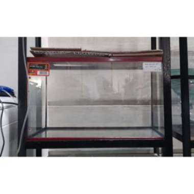 NIKITA Akuarium 60 x 30 x 35 Aquarium Merah