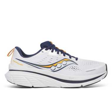 Saucony Sepatu Running Guide 18 - White/Navy 9.5