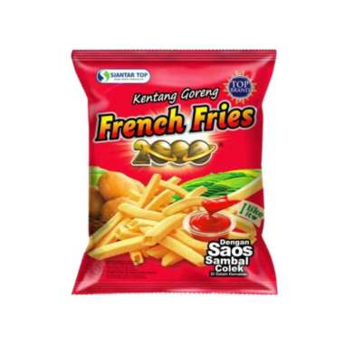 French Fries 2000 Snack Kentang Goreng 62 gr