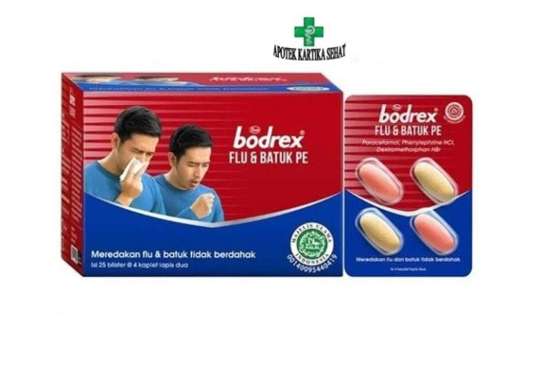 Bodrex Flu & Batuk PE Meredakan Flu dan Batuk (4 Kaplet)