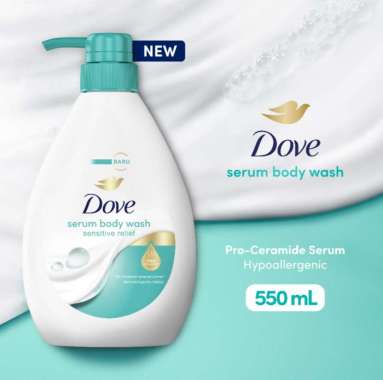 Promo Harga Dove Body Wash Sensitive Skin 550 ml - Blibli
