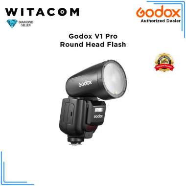 WITACOM - Godox V1 Pro S / V1Pro S TTL Li-ion Round Head Camera Flash for Sony - Original