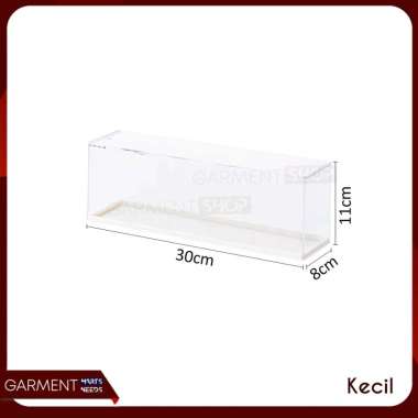 Action Figure Box Acrylic Display Mainan Bricks Koleksi Blind Box Akrilik Transparan Panjang Susun 3