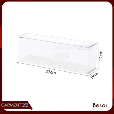 Action Figure Box Acrylic Display Mainan Bricks Koleksi Blind Box Akrilik Transparan Panjang Susun 3
