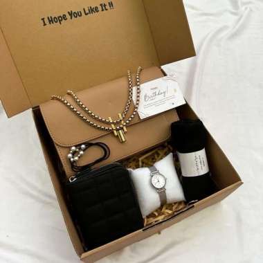 Hampers Giftbox Meica Bag Kado Ulang Tahun Pacar/Kado Ibu/Kado Guru/Kado Anniversary/Kado Wisuda/Kad