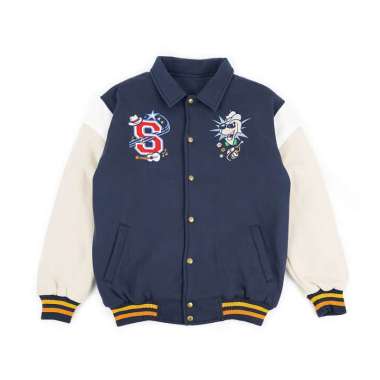 Varsity Official Merch Shaggydog Graffity x Dagadu - Navy M