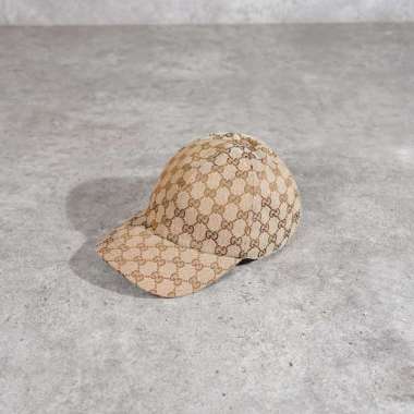 Topi GUCCI SUPREME GG MONOGRAM BEIGE CAP 100% ORIGINAL L