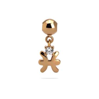 Liontin Emas 7k - Pisces Gold Charm - Luxxe 01 Collection - Juene Jewelry Rose Gold