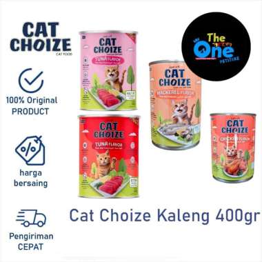 CAT CHOIZE KALENG 400GR (ADULT & KITTEN) / Makanan Basah Kucing Cat Choize Can Dewasa Anak Kucing Ki