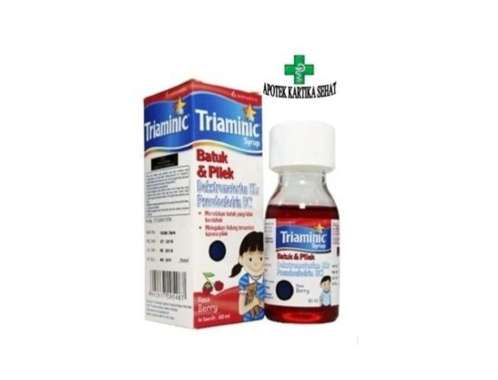 Triaminic Syrup Batuk dan Pilek (Rasa Berry) dan Triaminic pilek batuk berdahak lemon 60ml
