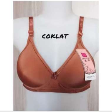 Warna Cokelat Ukuran 38 Bra / BH Ling Cao A5 Original