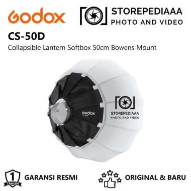 Godox CS-50D Collapsible Lantern Softbox 50cm Bowens Mount CS50D