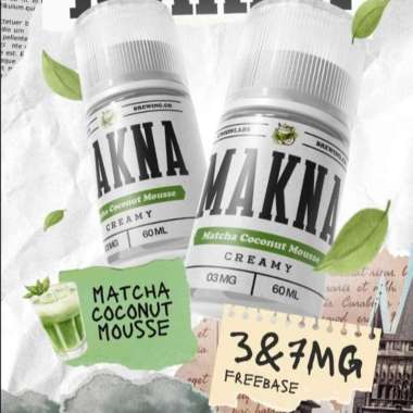 makna V4 matcha coconut mousse 60ml 3mg