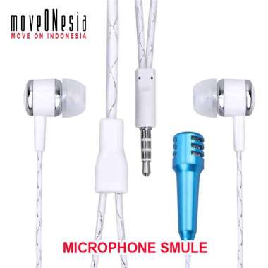 MIC SMULE HEADSET KARAOKE EARPHONE MIC UNTUK ANDROID IPHONE | MIC KARAOKE JERNIH & NYAMAN DIPAKAI