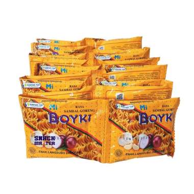 BLISG 1DS MIE BOYKI / MIE GEMEZ ENAAK / ANAK EMAS / MIE SNACK RENTENG 1DUS boyki 1ds