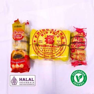 Paket Pia Vegetarian PHING SIANG Pia Kacang Hitam, Phong Pia, Hio Pia