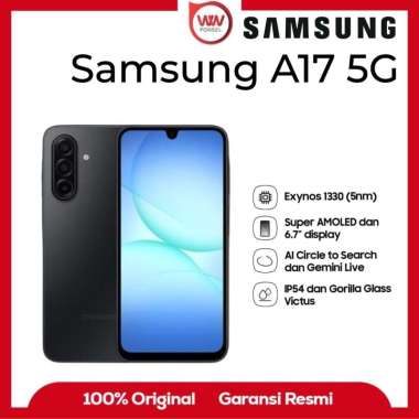 Hp Samsung A17 5G Ram 8GB Internal 256GB Garansi Resmi Black