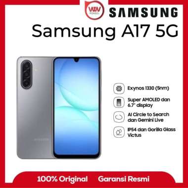 Hp Samsung A17 5G Ram 8GB Internal 256GB Garansi Resmi Grey