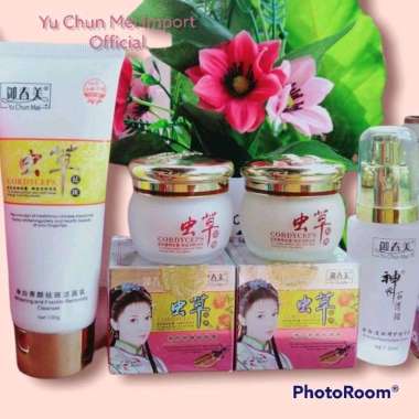 CREAM YU CHUN MEI / CORDYCEPS LENGKAP 4 IN 1 IMPORT