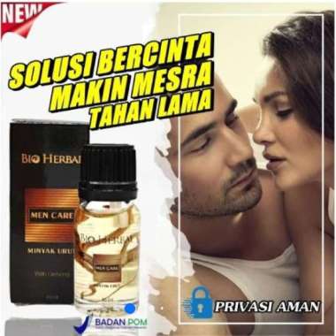 Bio Herbal Men Care 10 ml - 1 Pcs Minyak Urut Plus Ginseng For Man BPOM Mr.P Oil