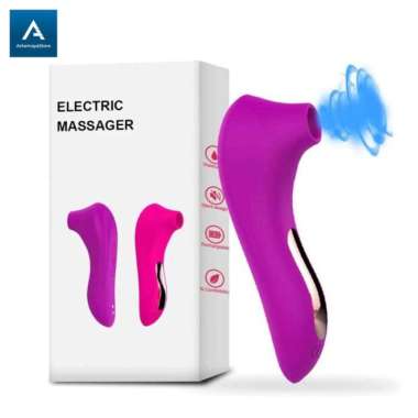 alat pijat tubuh elektrik getar wanita suction vibrasi
