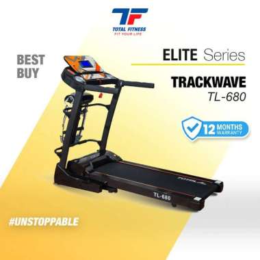 TOTAL FITNESS Treadmill elektrik TL 680 auto incline
