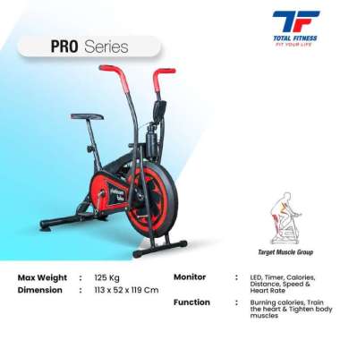 TOTAL FITNESS Sepeda Statis Platinum Bike TL 8207
