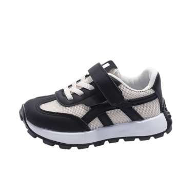 Sepatu Anak LV0549 β Korean Style Premium Sneakers Sport Shoes Free Box Size 21-30 30 HITAM LV0598