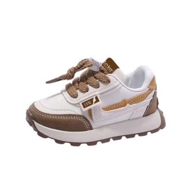 Sepatu Anak LV0549 β Korean Style Premium Sneakers Sport Shoes Free Box Size 21-30 30 COKELAT LV0471