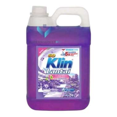 Promo Harga So Klin Pembersih Lantai Ungu Floral Lavender 4000 ml - Blibli