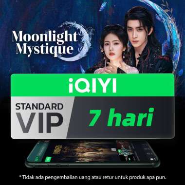 (E-Voucher) iQIYI VIP 7 Hari Standard VIP, HD 1080P + Skip Iklan (Drama/Anime) + Download Tanpa Bata