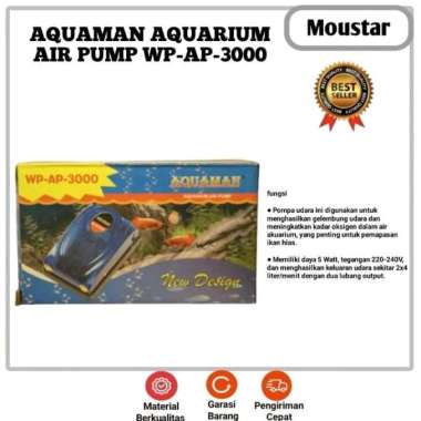 Aquaman WP AP 3000 Pompa Udara Akuarium 2 Lubang