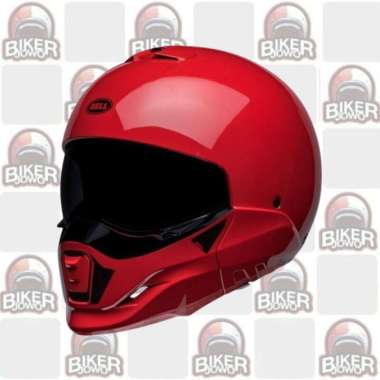 Bell Broozer Helm Modular Flip Up Retro Modular Classic Helmet DUPLET GLOSS RED XL