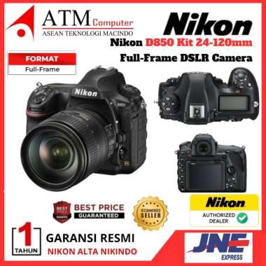 Nikon D850 Kit AF-S 24-120mm F/4 G ED VR Garansi Resmi