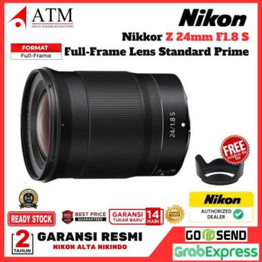 Nikon NIKKOR Z 24mm f1.8 S Lensa Nikon Z 24mm f/1.8 S Garansi Resmi