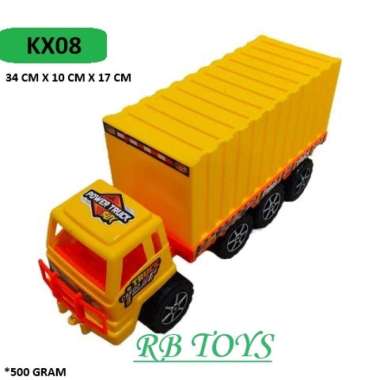 MAINAN ANAK LAKI LAKI MOBIL TRUK BOX KX08 KUNING