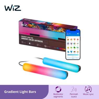 WiZ Gradient Light Bars RGBIC - Lampu Hias Sudut