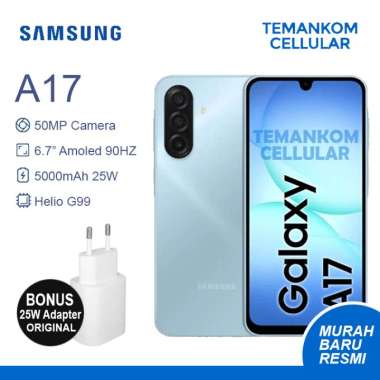 Samsung A17 2025 BARU RAM 16GB 8GB+8GB Extend RAM 8/128 8GB 128GB NFC Garansi Resmi Blue + 25W
